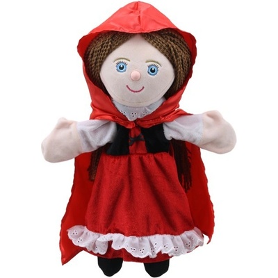 Maňásek na ruku pohádková postavička Červená karkulka Story Teller Hand Puppets 38 cm