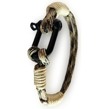 Image 1 of WARAGOD Гривна от паракорд с метална закопчалка Faila, камуфлажен койот (WAR0073019)