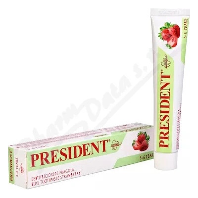 PresiDENT gel děti 6+ let Jahoda 50 ml