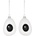 Alessi Holly, коледни топки, очи, 2 бр (PLA01SET3)