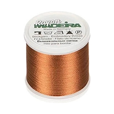 Vyšívací nit Madeira Rayon č. 40 (200m) barva 1057 caramel