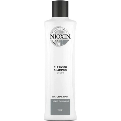 Nioxin Čistiaci šampón pre jemné mierne rednúce prírodné vlasy System 1 (Shampoo Cleanser System 1) 300 ml)