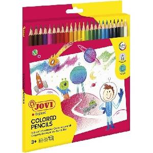 Jovi Wooden Pencils Ком лект цветни моливи 24 бр (730/24)