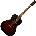 Gretsch Jim Dandy Concert WN Deep Cherry Burst Фолк китара