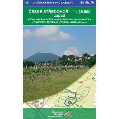 Turistické mapy pro každého - České středohoří-západ 1:25T /54
