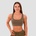 GymBeam Спортен сутиен Mesh Panel Olive XS