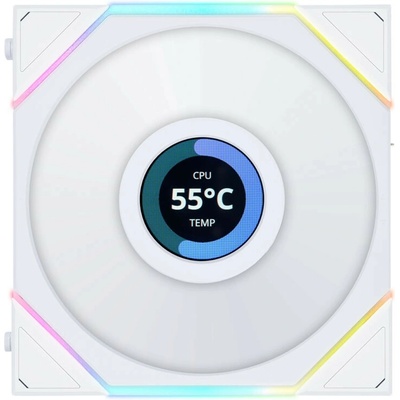 Lian Li UNI FAN TL 120 LCD Series ARGB 3ks White 12TLLCD3W