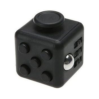 FIDGET CUBE 3,5X3,5CM černá