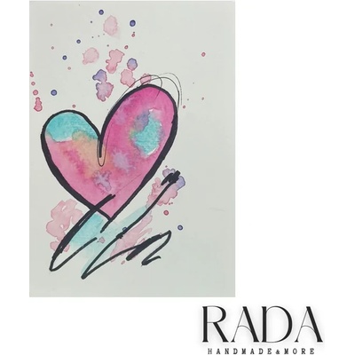 Ръчно изработена любовна картичка - Love Card #26 (LOVECARD26)