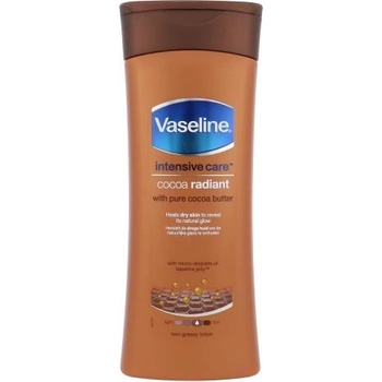 Vaseline Intesive telové mlieko pre suchú pokožku (Cocoa Radiant with Pure Cococa Butter) 200 ml