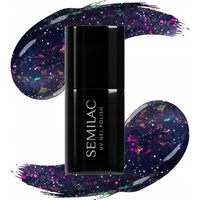 Semilac UV Hybridní lak 611 Violet Night 7 ml