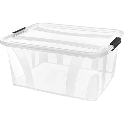 Siena HOME úložný box Anzio priehľadná 21 l 51 x 38.5 x 14.8 cm 1 ks