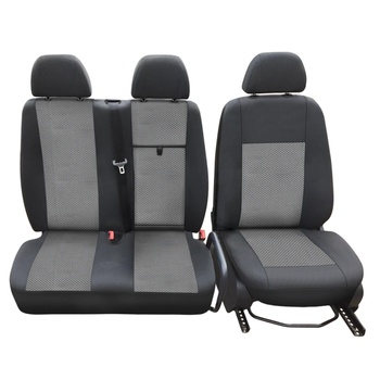 Тапицерия черно със сиво за бус Mercedes Sprinter 2+1 2006