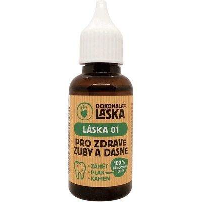 Dokonalá láska s.r.o. LÁSKA 01 Pro zdravé zuby a dásně pro pejsky 30 ml – Hledejceny.cz