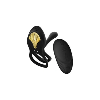 Zalo Bayek Cockring Vibrator with Remote Control Black