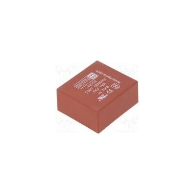 Transformátor zalévaný 1VA 230VAC 18V 56mA PCB 34x31x15mm