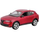 Bburago Метална количка Bburago - Alfa Romeo Tonale 2023, 1: 24, червена (18-21109R)