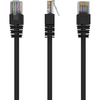 Gembird PP12-0.5M/BK UTP Cat5e Patch 0,5m, černý