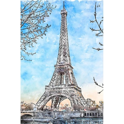 Fedkolor Paris obraz modrá