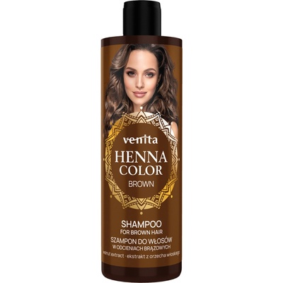 Venita Henna Color šampón na umývanie vlasov v odtieňoch hnedej 300 ml