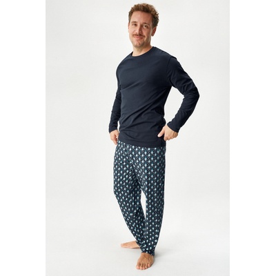 MEN-A Памучна пижама Elf II дълга (CHRIS_09_pyz)