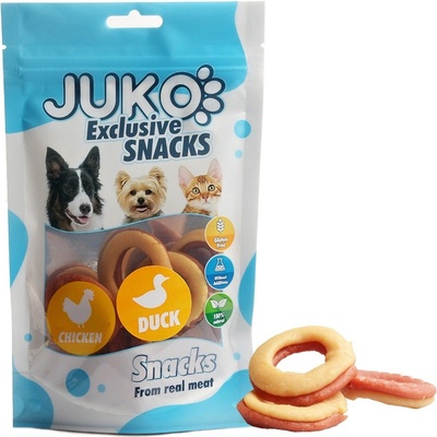 JUKO Snacks Chicken & Duck Doughnuts 70 g