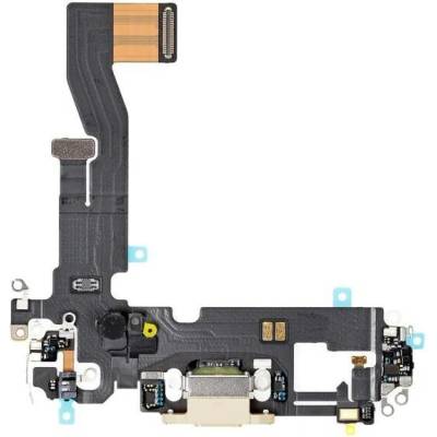 AppleKing nabíjecí a audio flex konektor pro iPhone 12 Pro - zlatý