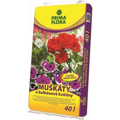 Agro CS Primaflora substrát pro muškáty a pelargonie 40 l