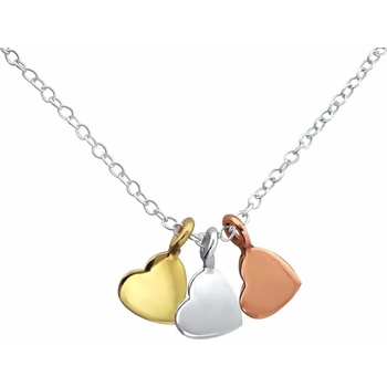 Image 1 of Bijutanki Сребърно Колие - Три Сърца