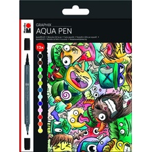 Marabu Graphix 0145000000100 Aqua Pen 12 ks