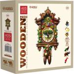 Wooden City Дървен пъзел Wooden City, 405 части - Часовник с кукувичка (HE 0507-XL)