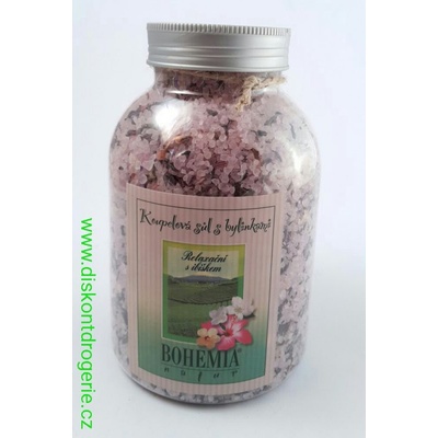 Bohemia Natur Ibišek s bylinkami relaxační koupelová sůl 12 kg