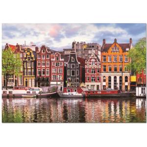 Educa - Puzzle Dancing houses, Amsterdam - 1 000 piese