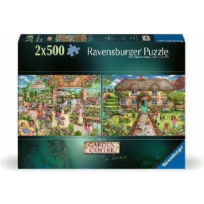 Ravensburger Zo záhradného centra domov 2x500 dielov