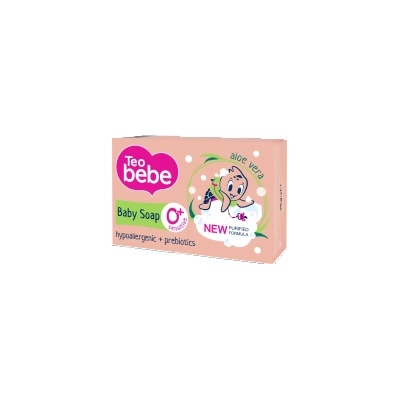 Teo Тео Бебе Твърд сапун Aloe vera 75гр (5432356789)