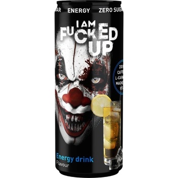 SWEDISH Supplements I am F#CKED UP JOKER | Energy Drink ~ Zero Sugar [330 мл] Енергийна напитка