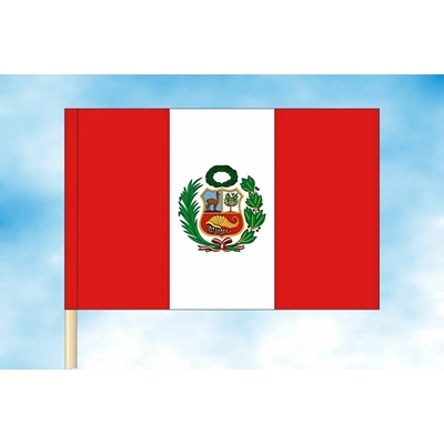 LIBEA, s.r.o. Vlajka Peru Rozměr: 30×45 cm, Uchycení: Návlek na žerď