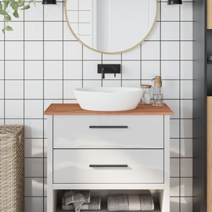 vidaXL Плот за баня 80x40x1, 5 см масивно дърво бук (355997)