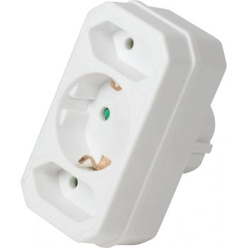 LogiLink Адаптер за гнездо LogiLink, 2x CEE 7/16 + 1x CEE 7/3 (LPS221) (LPS221)