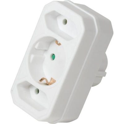 LogiLink Адаптер за гнездо LogiLink, 2x CEE 7/16 + 1x CEE 7/3 (LPS221) (LPS221)