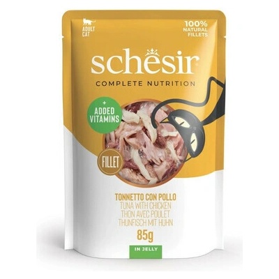 Schesir Tuňák s kuřecími filety v želé 85 g