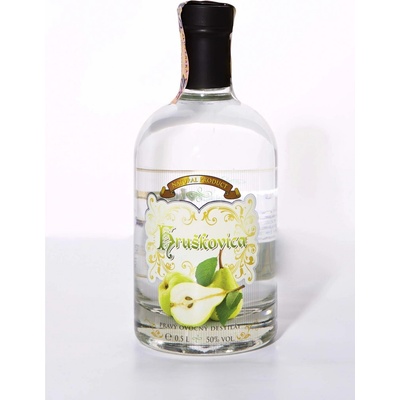 Samaria Ovocný Liehovar Natural Product Hruškovica 50% 0,5 l (čistá fľaša)