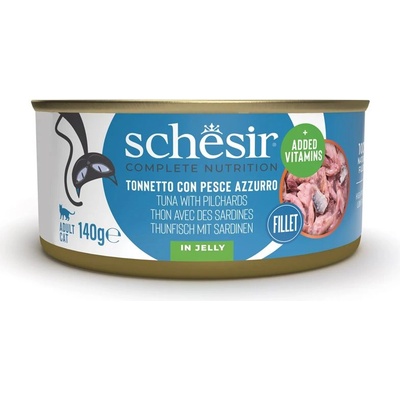 Schesir Счесир кот тон филе с сардини 140 г