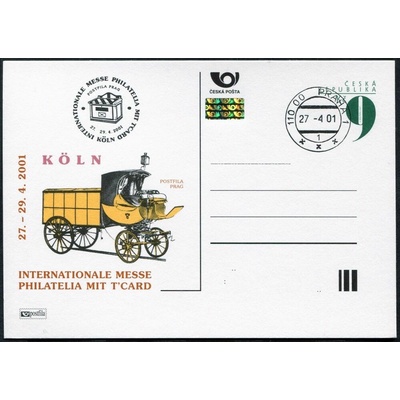 Česká pošta (2001) CDV 64 O - P 69 - Köln 2001 - razítko