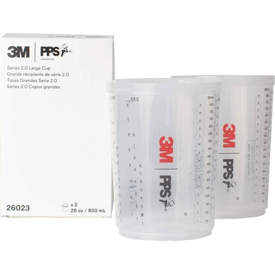 26023, 3M PPS 2.0 Large pevný kelímek, 850 ml, 2 ks
