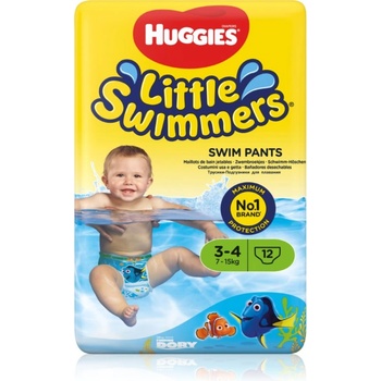 Huggies Little Swimmers 3-4 еднократни пелени за плуване 7-15 kg 12 бр