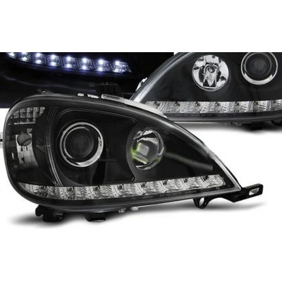 Depo Кристални фарове за Mercedes ML W163 (2001-2005) - Черни