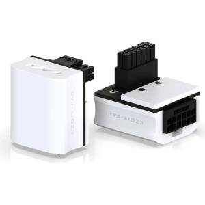 EZDIY-FAB адаптер за видеокарта 12VHPWR 600W - RVS 90° White (EZ-EZDPI189-34) - topmall