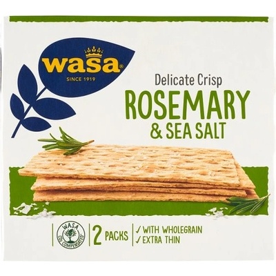 Wasa Delicate pšeničný s rozmarýnem a solí 190 g