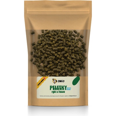 Dingo Peletky rybie s riasou 150 g